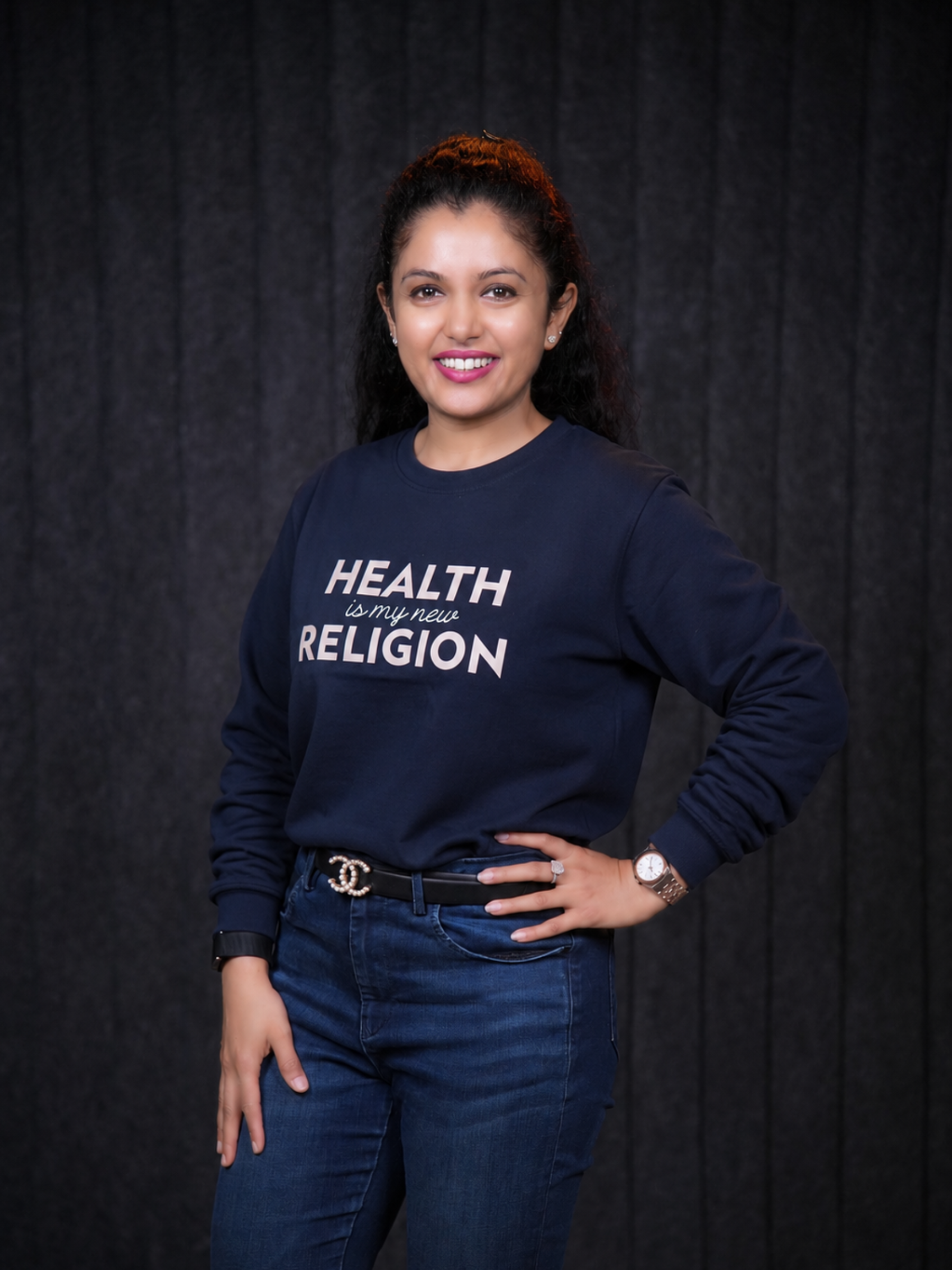 HEALTH IS MY NEW RELIGION SWEATSHIRT