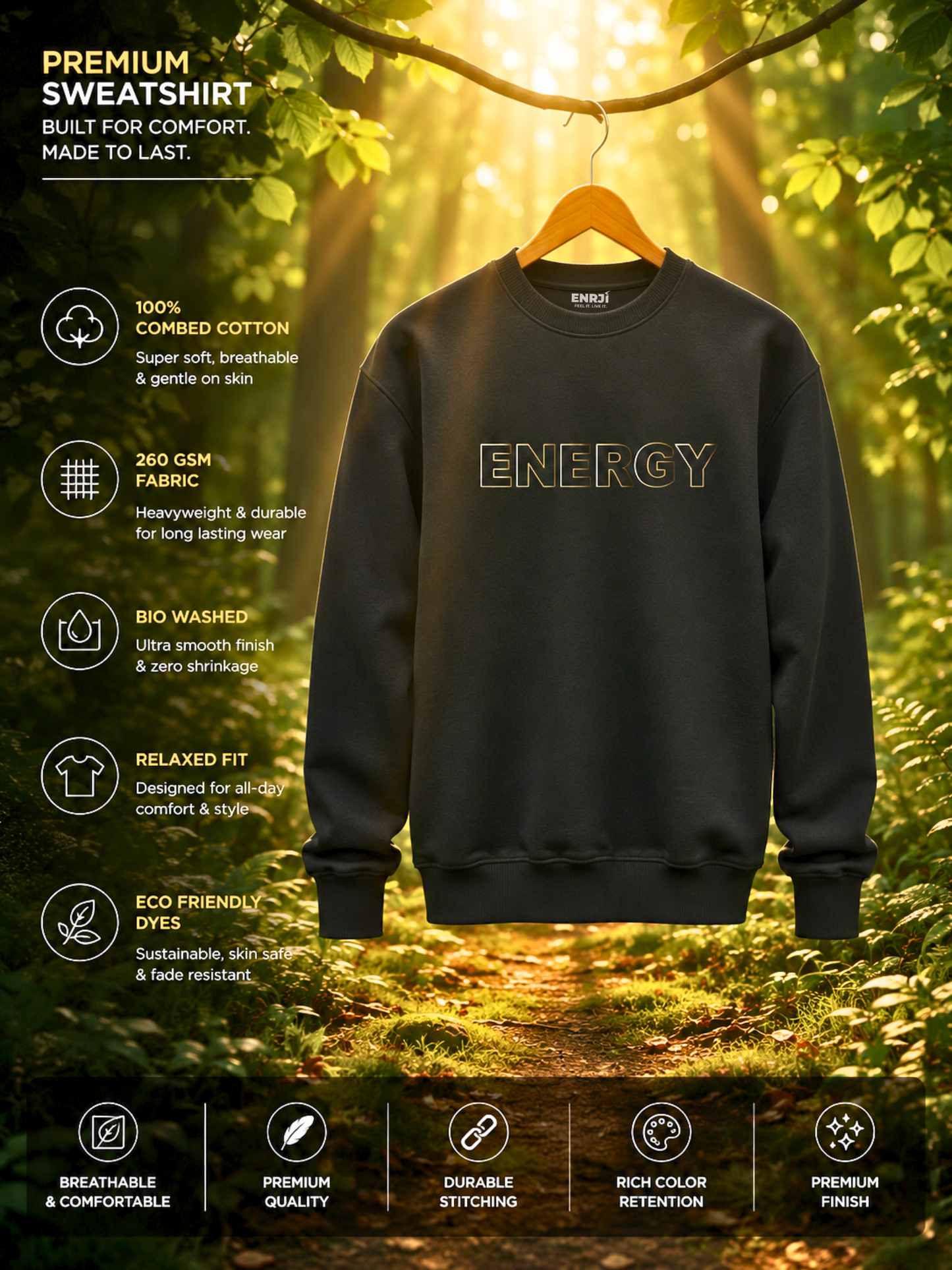 ENERGY FADE SWEATSHIRT
