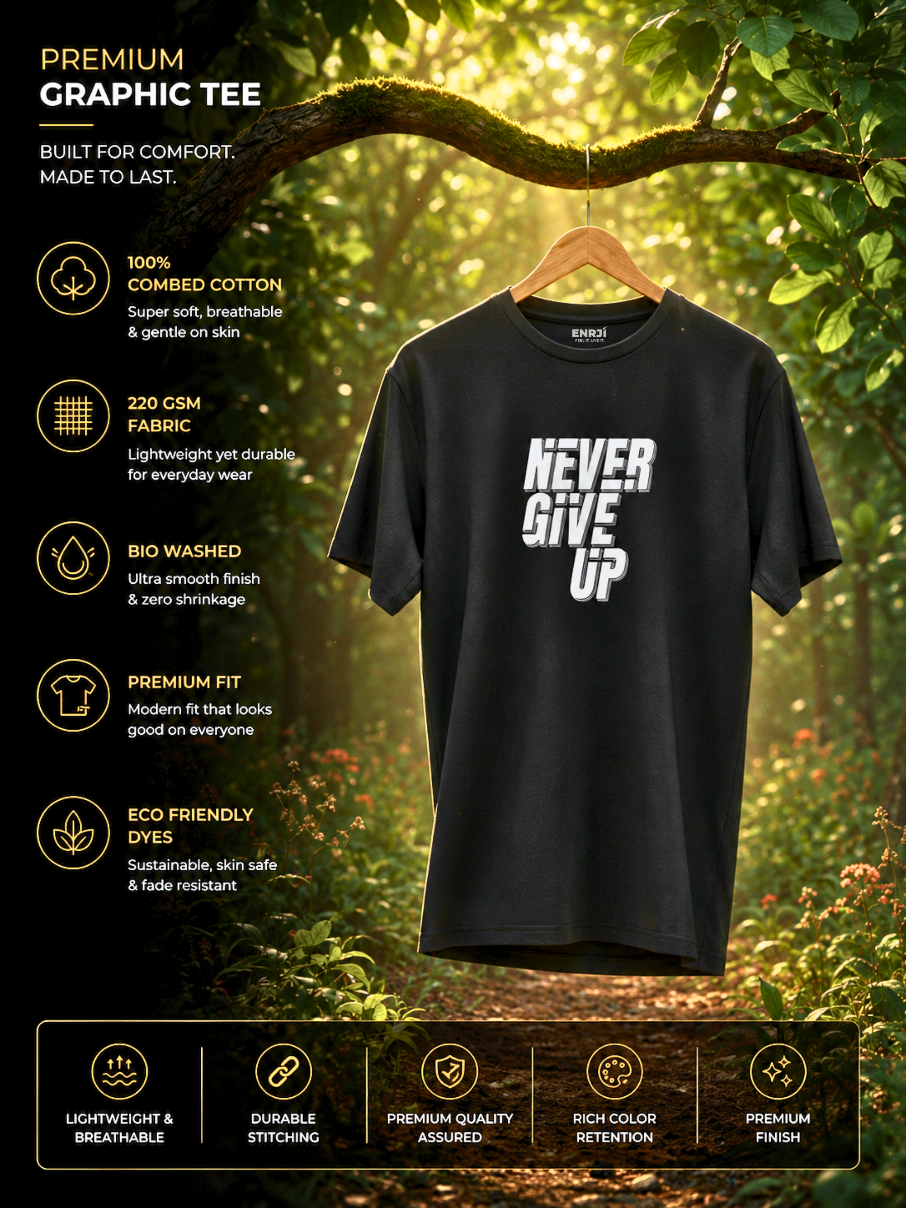 NEVER GIVE UP