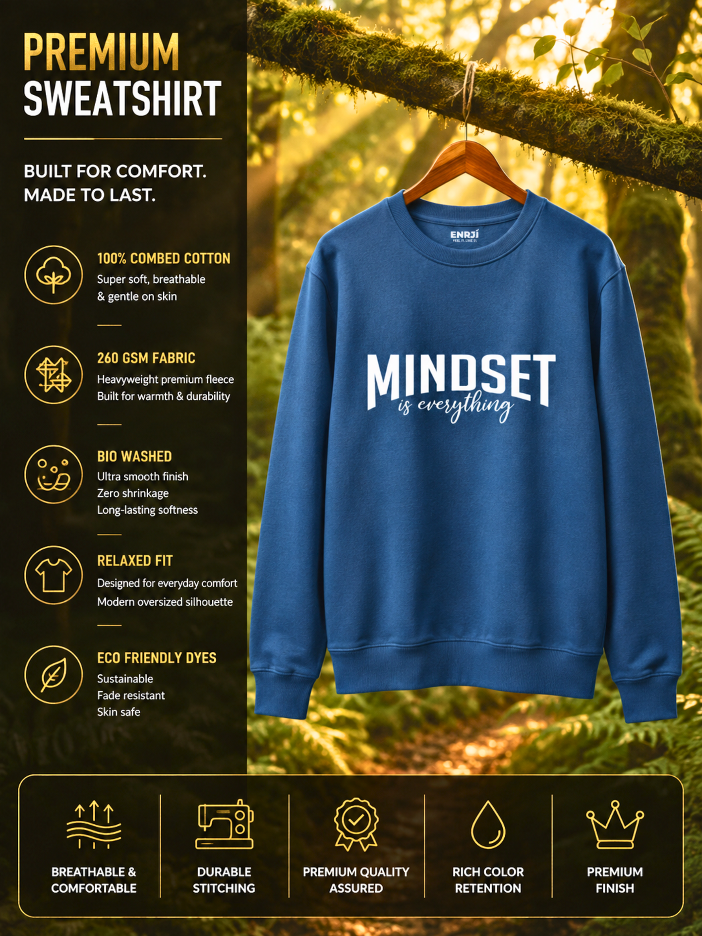 MINDSET IS EVERYTHING SWEATSHIRT