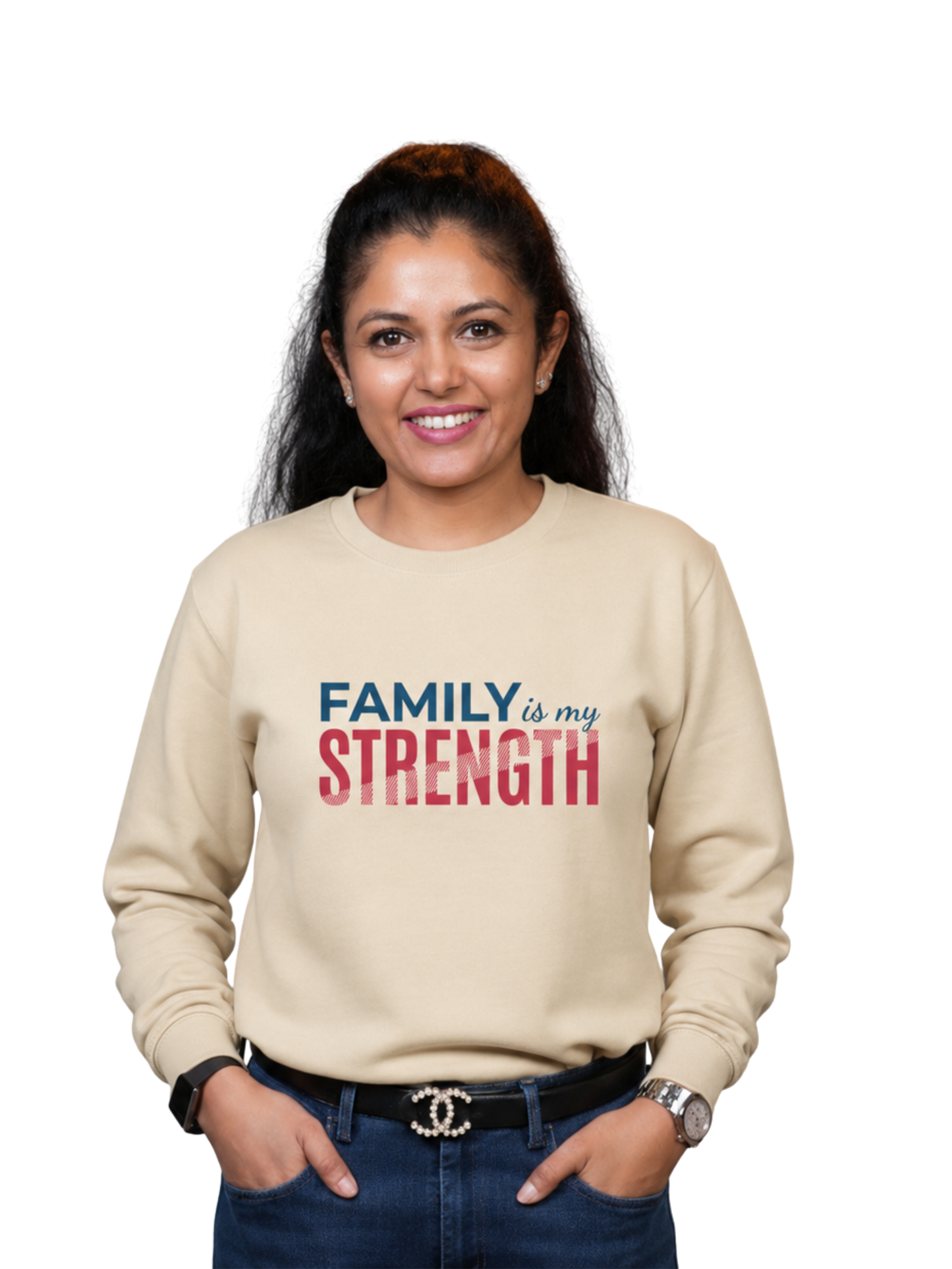 FAMILY IS MY STRENGTH SWEATSHIRT