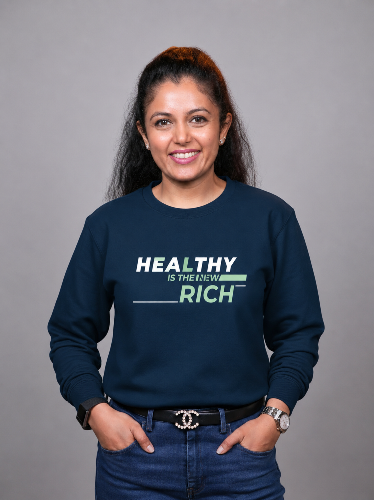 Healthy is New Rich Sweatshirt